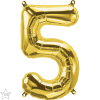 16" Foil Number 5 Gold 1CTP Photo