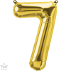 16" Foil Number 7 Gold 1CTP Photo