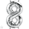 16" Foil Number 8 Silver 1CTP Photo