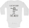 BTSN - I love my daddy this much baby grow - L Photo