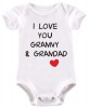 BTSN - I love you Granny&Grandad baby grow Photo