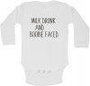 BTSN - Milk Drunk & Boobie Faced Baby Grow - L Photo