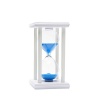 Wood 60 Minutes Hourglass Sand Timer-White Photo