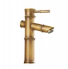 Bathroom Antique Brass Bamboo Shape Design Deck Mounted Faucet Photo