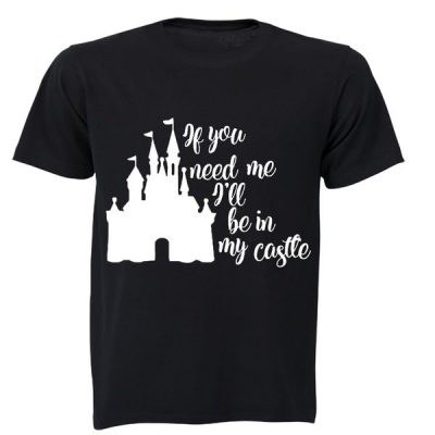 Photo of If You Need Me - I'll Be in My Castle! - Kids - T-Shirt - Black
