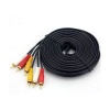 3 RCA Male to 3 RCA Male AV Cable 20M Photo