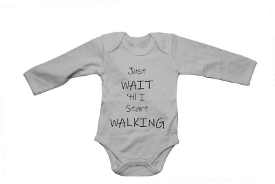 Photo of Just wait til I start Walking! - Baby Grow