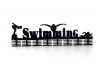 Medal Hanger Specialists DC Designers DCDesigners 3 Figure Swimming 64 Tier Medal Hanger - Black Photo