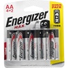 Energizer 1.5v MAX Alkaline AA Battery Card 4 2 Free Photo