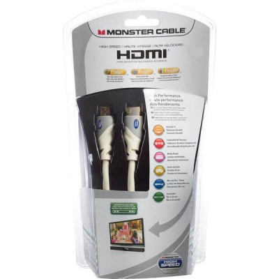 Photo of Monster High Speed HDMI Cable 6ft - White