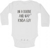 BTSN -I'm a boobie & nap kinda guy baby grow - L Photo
