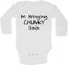 BTSN -I'm Bringing Chunky Back Baby Grow - L Photo