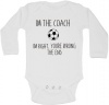 BTSN -I'm The Coach I'm Right Your're Wrong Baby Grow L Photo