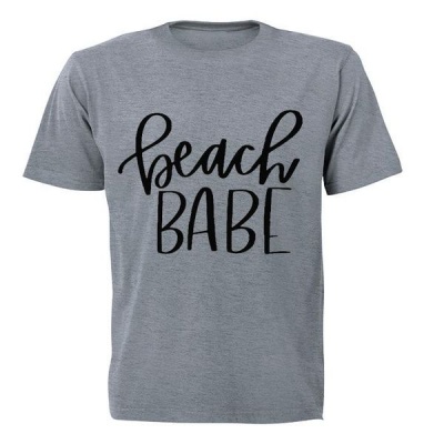 Photo of BuyAbility Beach Babe! - Kids T-Shirt - Grey