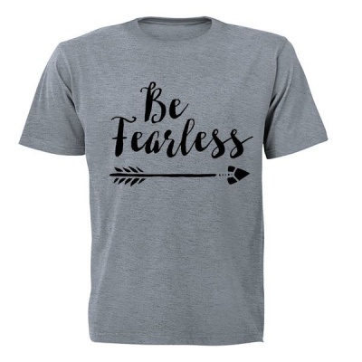 Photo of Be Fearless! - Kids T-Shirt - Grey