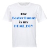 The Easter Bunny is - Kids T-Shirt - White Photo
