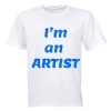 I'm an Artist! - Kids T-Shirt - White Photo