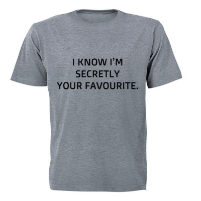 Photo of Secretly your Favourite! - Kids T-Shirt - Grey