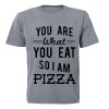 I am PIZZA - Kids T-Shirt - Grey Photo