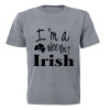 I'm a Wee Bit IRISH! - Kids T-Shirt - Grey Photo
