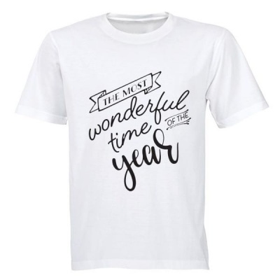 Photo of BuyAbility The Most Wonderful Time of the Year - Kids T-Shirt - White