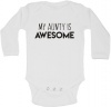 BTSN - My Aunty is Awesome baby grow - L Photo