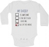 BTSN - My Daddy is all the above baby grow L Photo