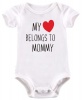 BTSN -My heart belongs to Mommy baby grow Photo