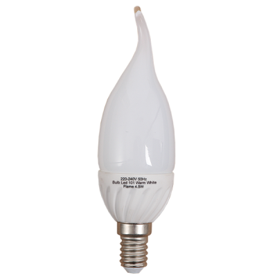 Photo of 5 Watt LED E14 Flame Bulb 3000k