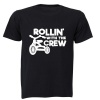 Rollin' With The Crew - Kids T-Shirt - Black Photo