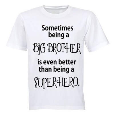 Photo of Brother Big - Superhero! - Kids T-Shirt - White