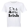 I'm a Wee Bit IRISH! - Kids T-Shirt - White Photo