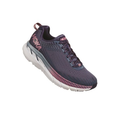 Photo of Hoka One One Women's Clifton 5 Road Running Shoes - Marlin Blue