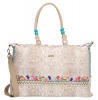 Melli Mello Elif Ladies Raffia Shopper/Beach Bag - Pink 17134-BEIGE Photo