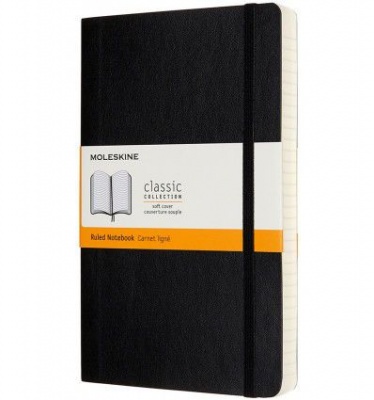 Photo of Moleskine Expanded Soft Black Large Ruled Notebook