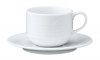 Noritake - Arctic White Stackable Cups & Saucers - Set of 4 Photo