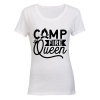 Camp Fire Queen - Ladies - T-Shirt - White Photo