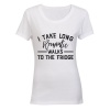 Romantic Walks to the Fridge - Ladies - T-Shirt - White Photo