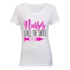 Nurses call the Shots - Ladies - T-Shirt - White Photo