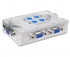 MT ViKI 4-PORT KVM Auto Switch USB VGA with Cables Photo