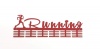 DCDesigners Running Lady 48 Tier medal hanger - Red Photo