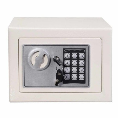 Photo of Electronic Safe Box Digital Security Keypad Lock - white