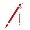 Apple Silicone Protective Sleeve Holder for Pencil 1-Red Photo