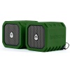EcoXGear EcoDuo Waterproof Bluetooth Wireless Speakers - Twin Pack Green Photo