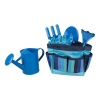6 Piece Children Gardening Tool Set Kids Garden Toys-Blue Photo