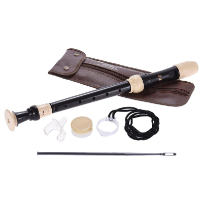 Photo of BK Percussion QI Mei Alto Recorder With Leather Bag