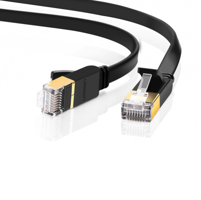 Photo of UGreen CAT7 Ethernet 3m Flat Lan Cable-Black