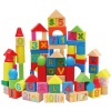 Colorful Alphanumeric Toy Blocks - 100 Piece Photo