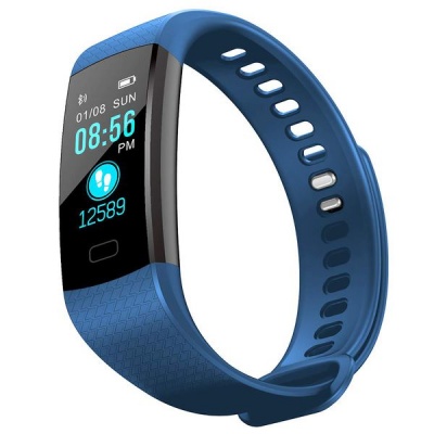Photo of Y5 Smart Watch Activity Heart Rate Tracker - Blue