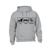 Eat. Sleep. Engineer - Hoodie - Grey Photo